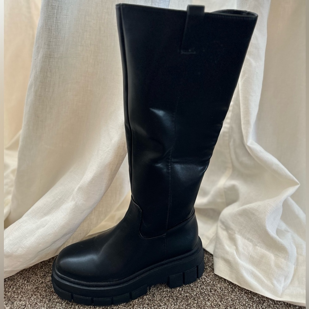 Brand new knee high black boots